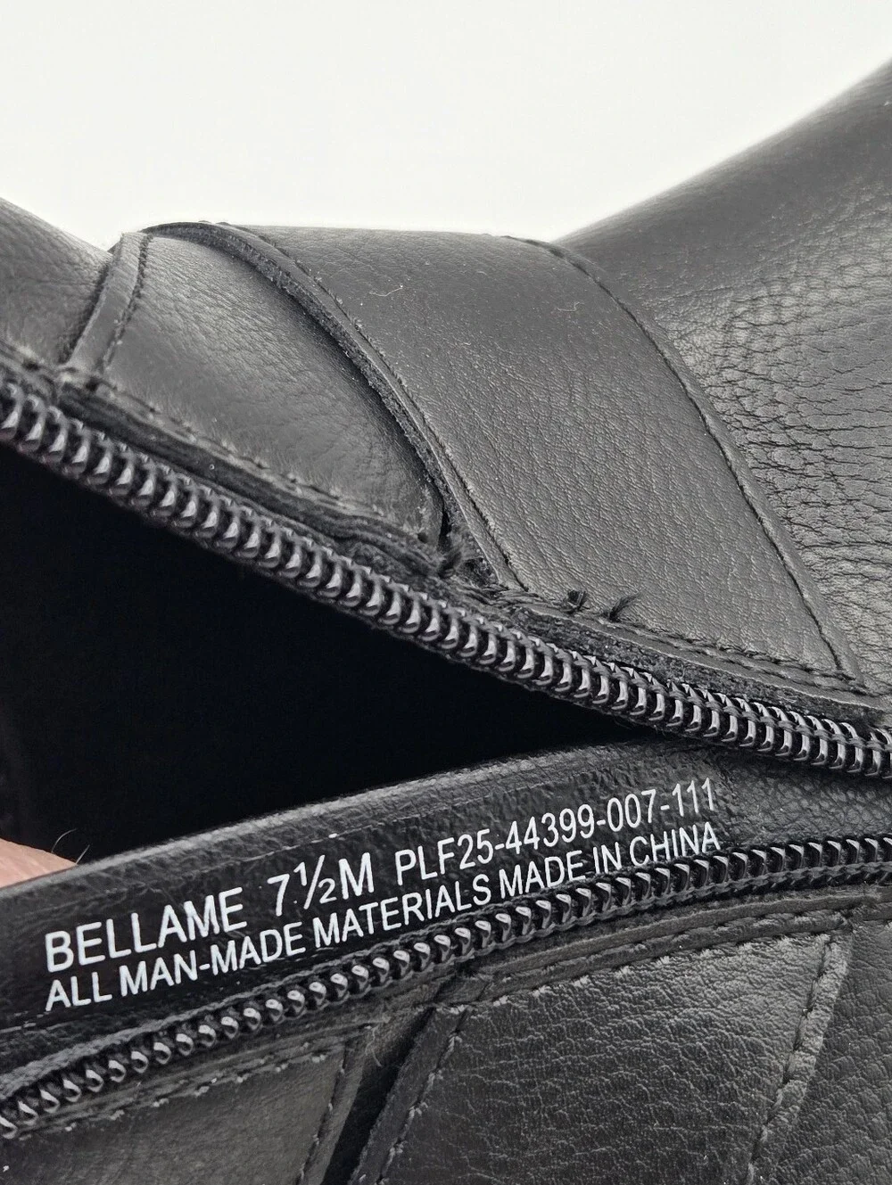NEW Frye & Co Bellame Black Side Zip Ankle Boots Size 7.5 Moto Western Goth